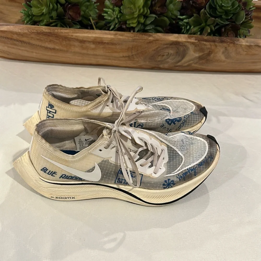 Nike ZoomX Vaporfly Next% Blue Ribbon Sports‎ White